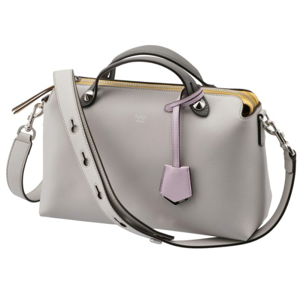 8bl1465qjf1bzj Fendi By The Way 2way Bag Medium Light Gray