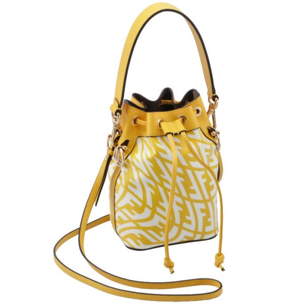 8bs010afl1f1e8k Fendi Montresor Summer Vertigo Mini Bag Yellow