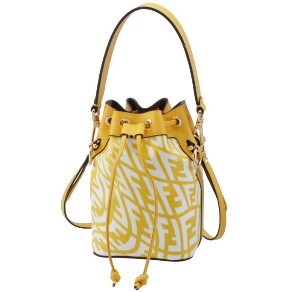 8bs010afl1f1e8k 1 Fendi Montresor Summer Vertigo Mini Bag Yellow