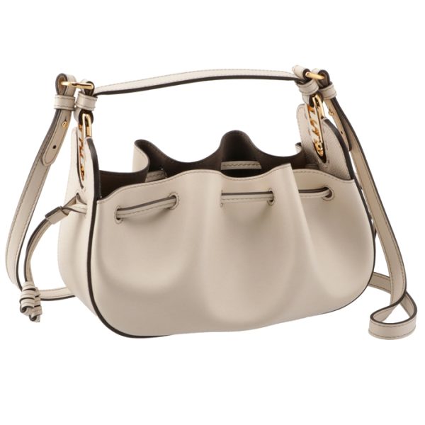 8bs059ahwuf0vwm Fendi Pomodorino Drawstring Mini Shoulder Bag Ivory