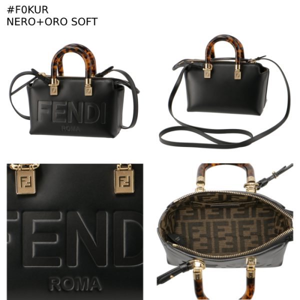 8bs067abvl 11 Fendi By The Way Boston Bag Mini Brown