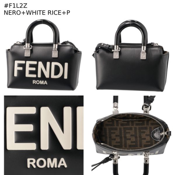 8bs067abvl 12 Fendi By The Way Boston Bag Mini Brown