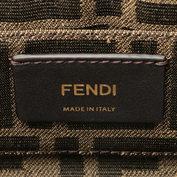 8bs067abvl 7 Fendi By The Way Boston Bag Mini Brown