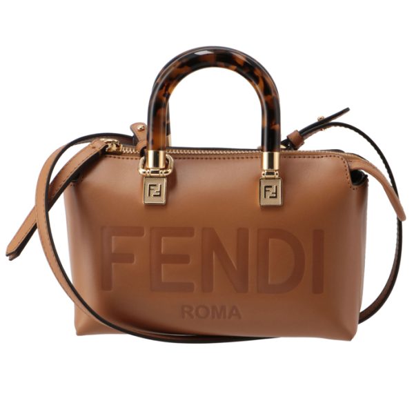 8bs067abvlf0nyj Fendi By The Way Boston Bag Mini Brown