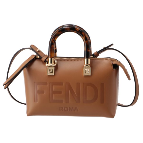 8bs067abvlf0nyj 1 Fendi By The Way Boston Bag Mini Brown