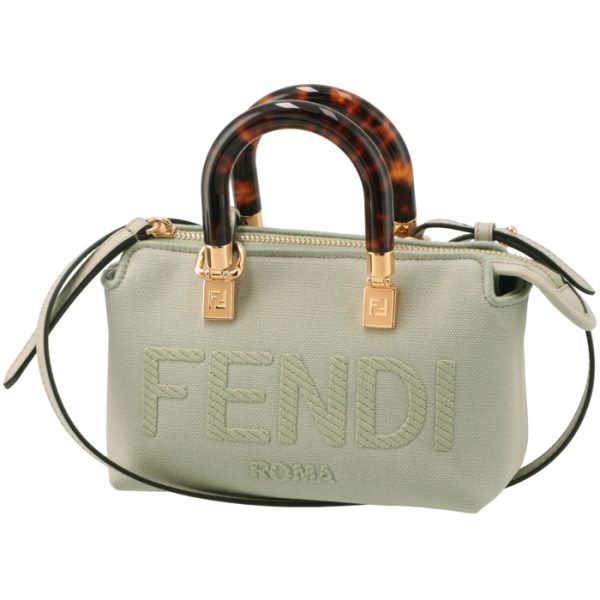 8bs067anvgf1k3b Fendi By The Way Mini Boston Bag Brown