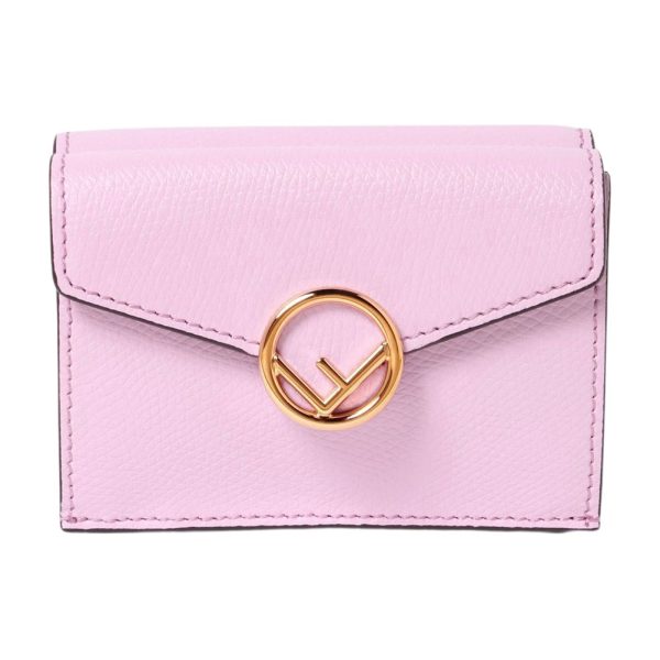 8m0395a18bf0nvj Fendi Trifold Wallet leather Elegant Pink