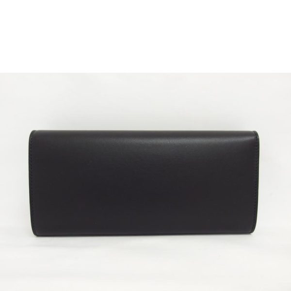 90063 2 Gucci Raja Broadway Leather Clutch Bag Black