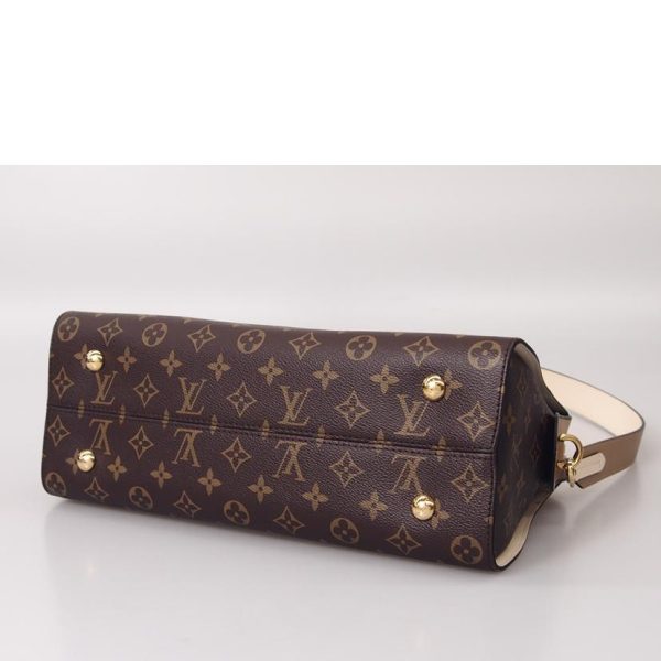 90099 3 Louis Vuitton Tuilritote Monogram Tote Bag Brown