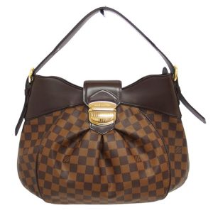 90209 1 LOUIS VUITTON Monogram PVC Sack Shopping Shoulder Bag Brown