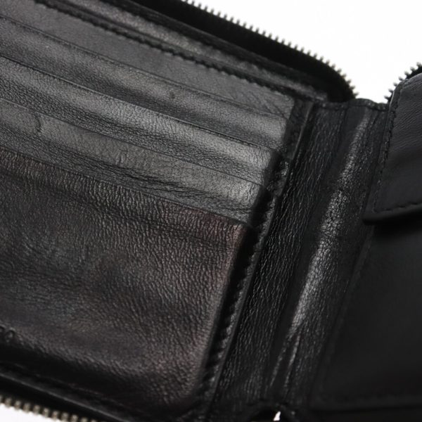 9024c250064 6 Balenciaga Everyday Zippy Bifold Wallet Leather Black