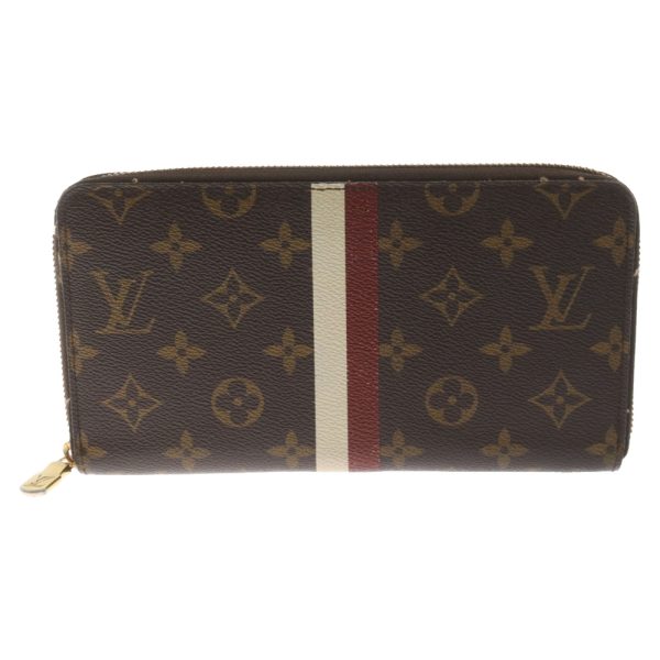 9024d280025 1 Louis Vuitton My Lv Heritage Zippy Organizer Round Zip Wallet Leather Brown