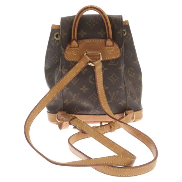 9024e070023 2 LOUIS VUITTON Mini Monsouris Rucksack Backpack Canvas Brown