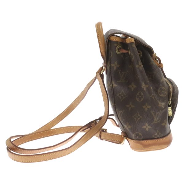 9024e070023 3 LOUIS VUITTON Mini Monsouris Rucksack Backpack Canvas Brown