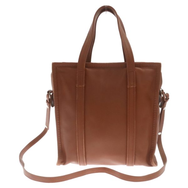 9024e210073 2 BALENCIAGA Bazar Shopper Tote Bag Leather Brown