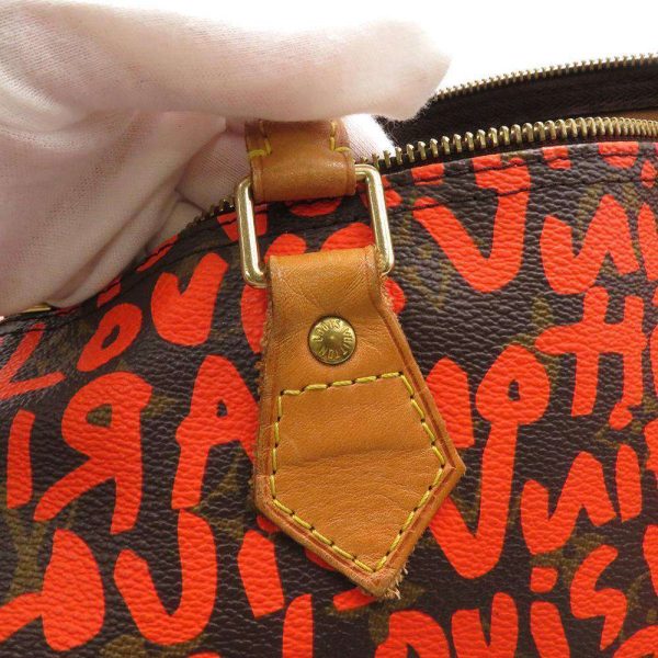 9034853 11 Louis Vuitton Speedy 30 Mini Boston Handbag Orange Brown