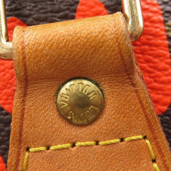 9034853 14 Louis Vuitton Speedy 30 Mini Boston Handbag Orange Brown