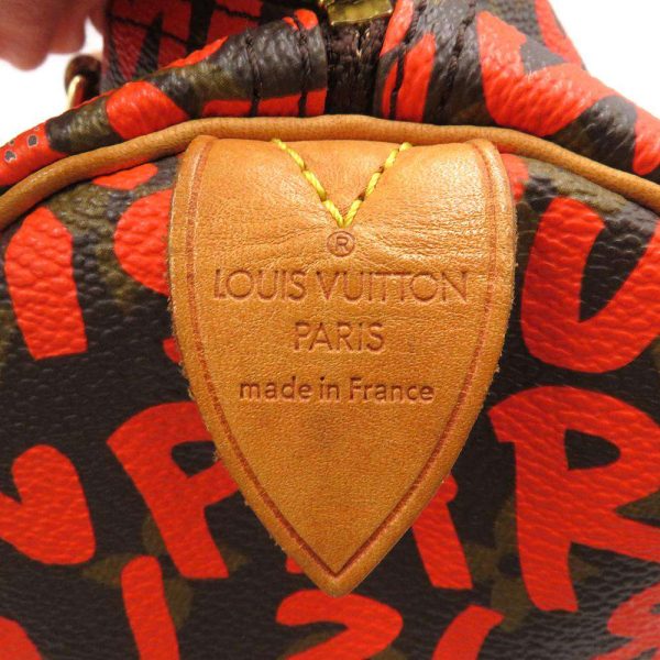 9034853 15 Louis Vuitton Speedy 30 Mini Boston Handbag Orange Brown