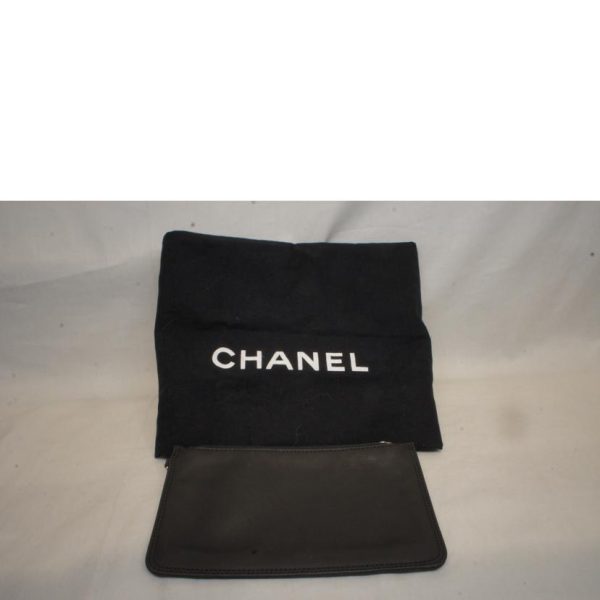 90445 6 Chanel Paris Biarritz Tote Black With Pouch