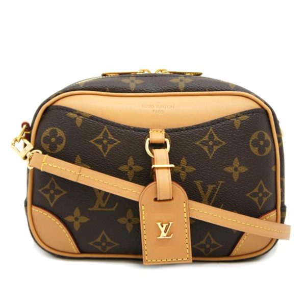 90461 1 Louis Vuitton Deauville Mini Monogram Handbag Brown