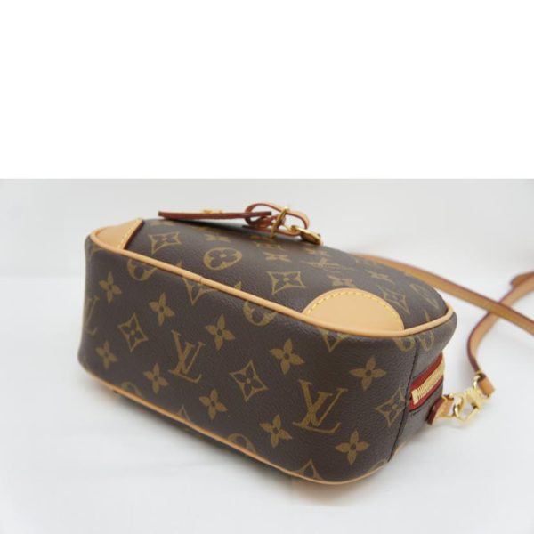 90461 3 Louis Vuitton Deauville Mini Monogram Handbag Brown