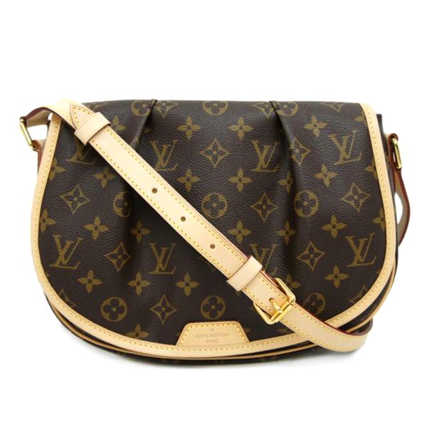 90485 1 Louis Vuitton Mernimontane PM Monogram Handbag Brown