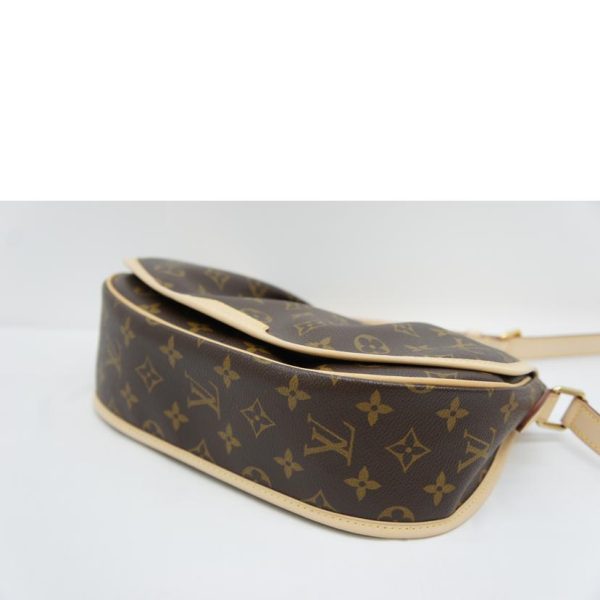 90485 3 Louis Vuitton Mernimontane PM Monogram Handbag Brown