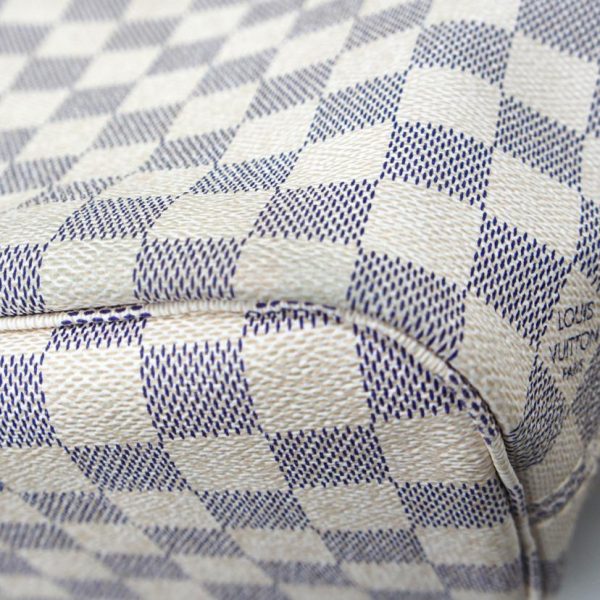 90601 10 Louis Vuitton Neverfull Damier Azur white