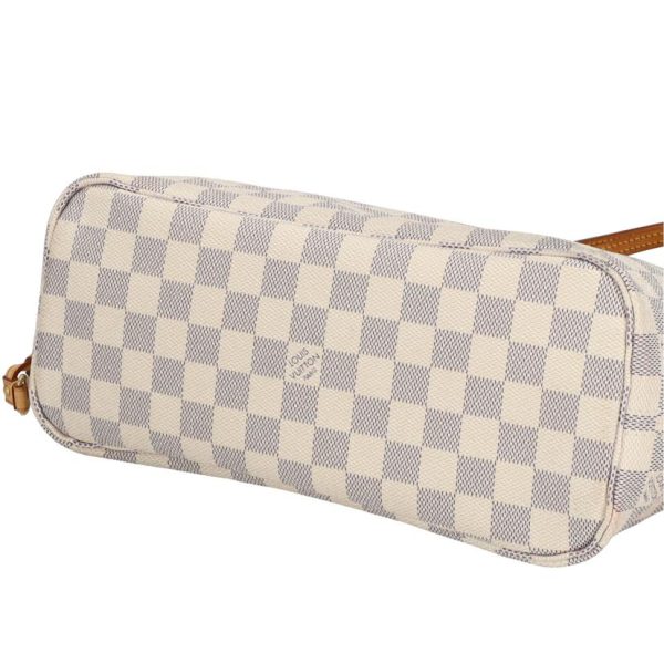 90601 2 Louis Vuitton Neverfull Damier Azur white