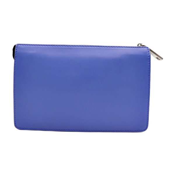 906033007082 3 Fendi Bag Bugs Leather Clutch Bag Blue Green