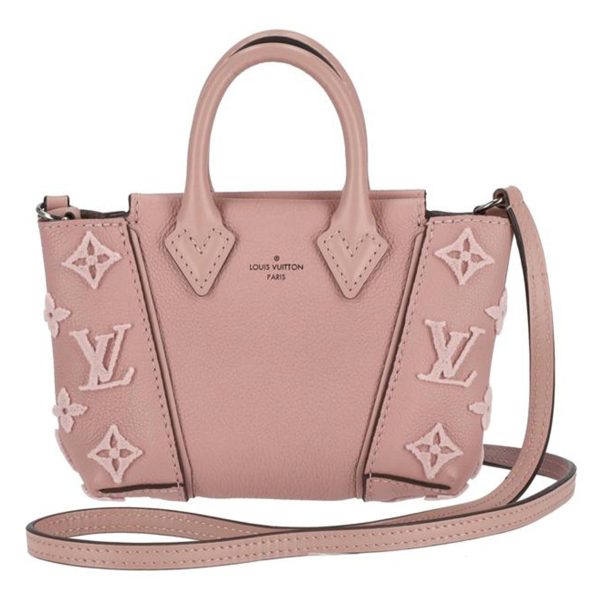 90605 1 Louis Vuitton Nano Monogram Verou Shoulder Bag Pink