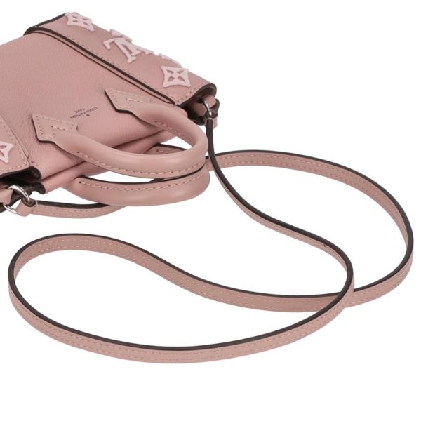 90605 4 Louis Vuitton Nano Monogram Verou Shoulder Bag Pink