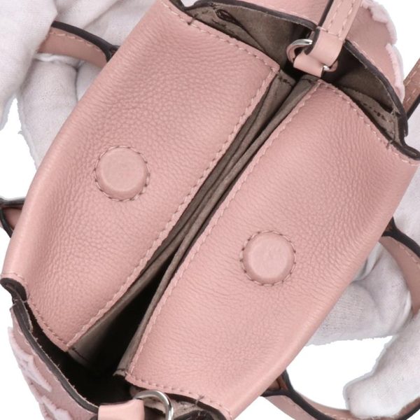 90605 7 Louis Vuitton Nano Monogram Verou Shoulder Bag Pink