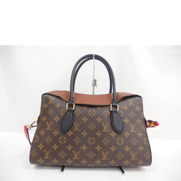 90786 2 Louis Vuitton Tuileries Tote Bag Brown