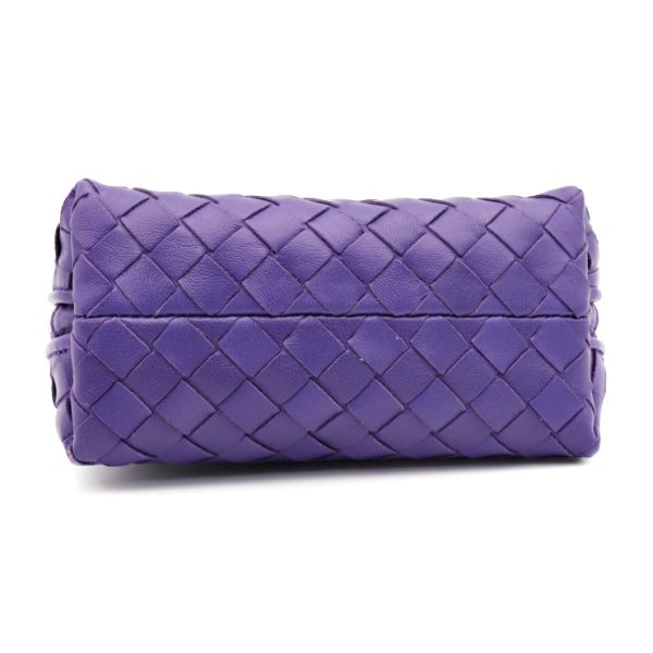 909043002145 4 Bottega Veneta Intrecciato Pouch Leather Purple