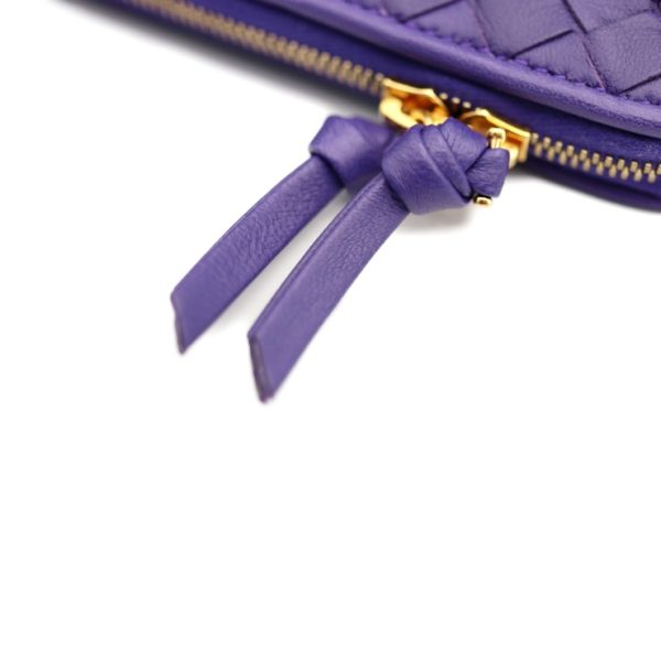 909043002145 7 Bottega Veneta Intrecciato Pouch Leather Purple