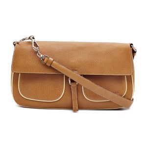 909043002147 1 Celine Teen Soft Calfskin Shoulder Bag Brown