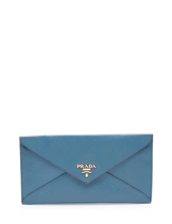 909061001015 1 Prada Leather Document Case Wallet Blue