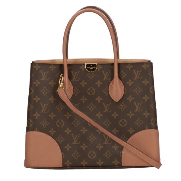 90940 1 Louis Vuitton Flandrine Monogram Handbag Brown