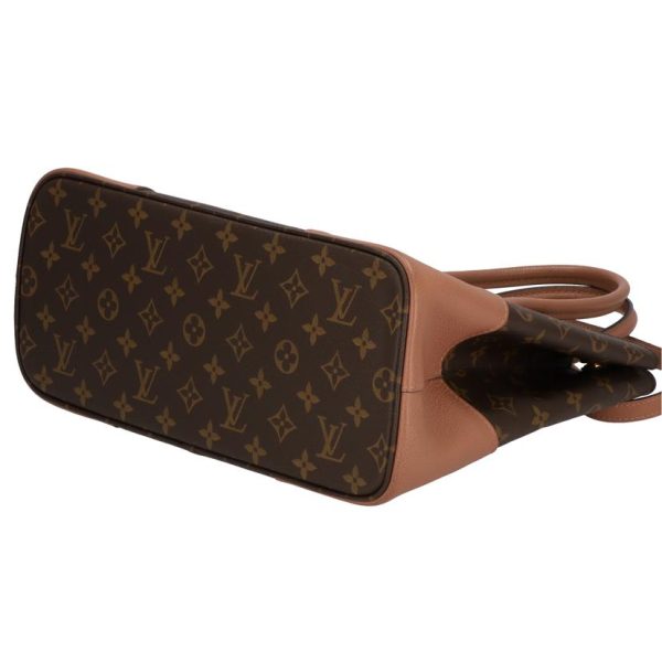 90940 3 Louis Vuitton Flandrine Monogram Handbag Brown