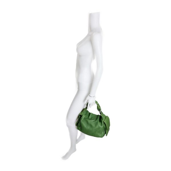 910043007194 9 Bottega Veneta Intrecciato Handbag Leather Green