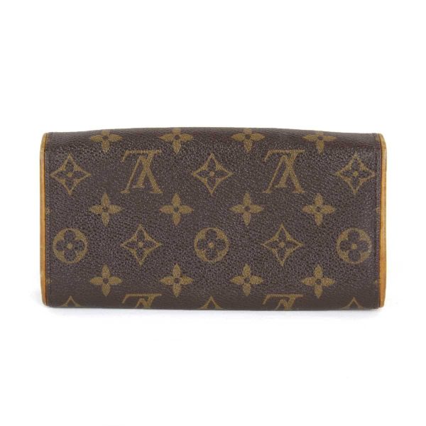 9104231006675t 2 Louis Vuitton Pochette Twin PM Pochette Monogram Canvas Brown