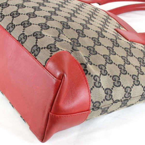 9104240609453t 3 Gucci GG Canvas Handbag Red