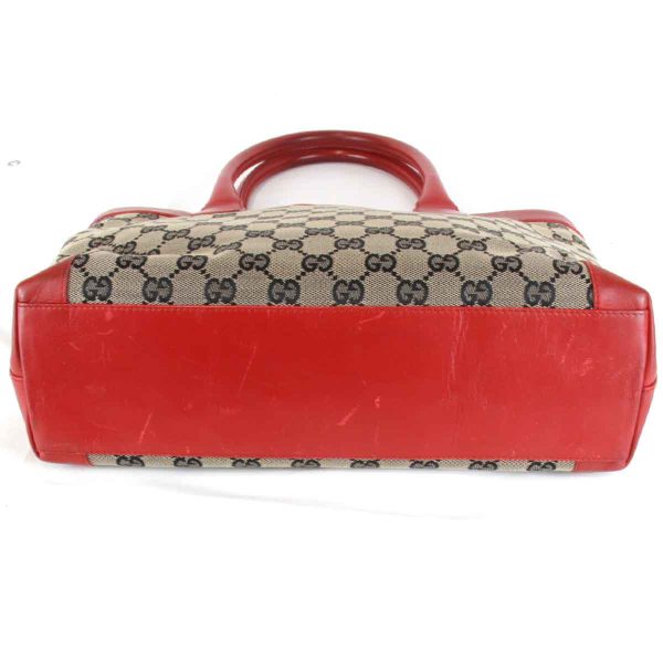 9104240609453t 5 Gucci GG Canvas Handbag Red