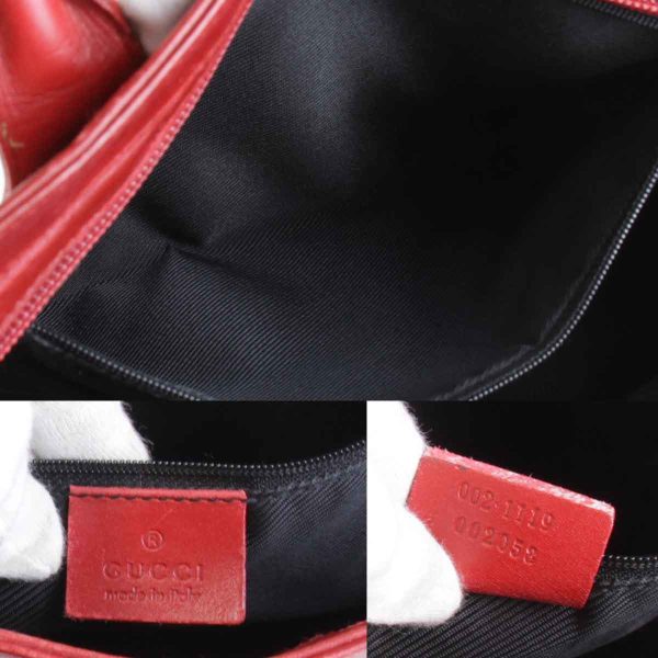 9104240609453t 8 Gucci GG Canvas Handbag Red