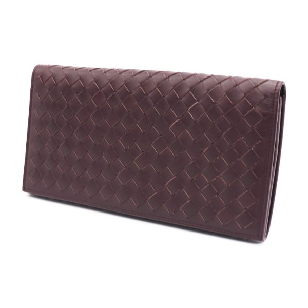 911063002130 2 Bottega Veneta Intrecciato Long Wallet Leather Brown