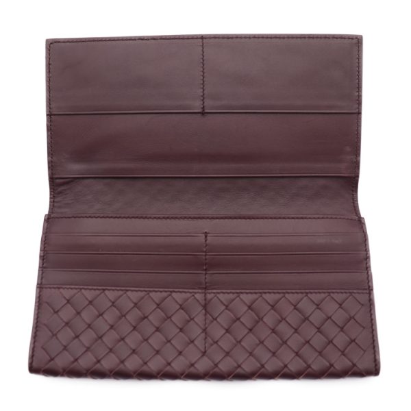 911063002130 5 Bottega Veneta Intrecciato Long Wallet Leather Brown