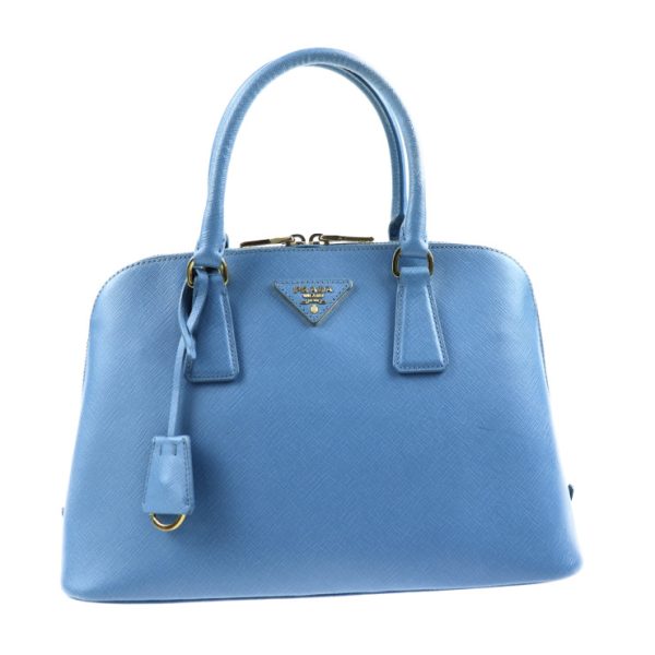 911123007165 1 Prada Saffiano Luxe Shoulder Bag Blue