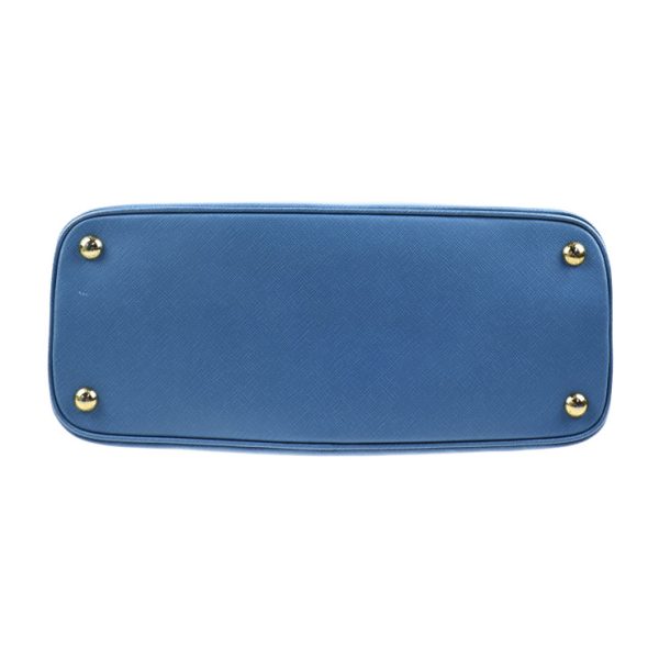 911123007165 4 Prada Saffiano Luxe Shoulder Bag Blue