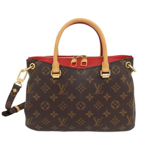 91199 1 Louis Vuitton Palas BB Monogram Handbag Brown